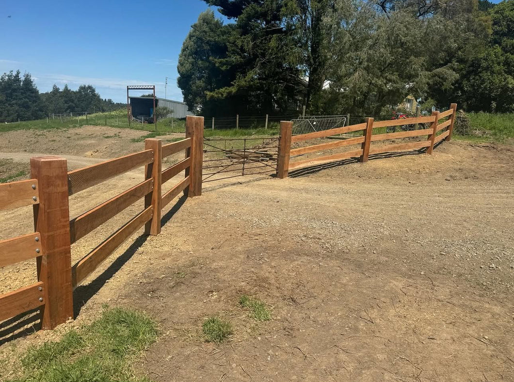 Class 1 Hardwood Post & Rail (Red Iron Bark Or Spotted Gum)